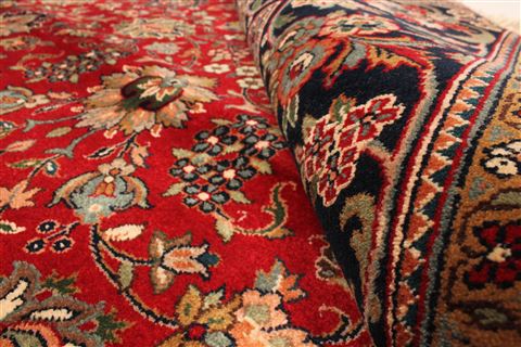 Kashmir Green Square Hand Knotted 120 X 121 Area Rug 250-30504 Image 2