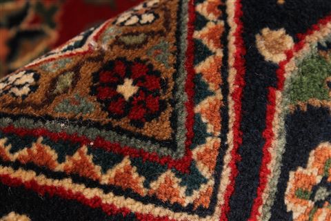 Kashmir Green Square Hand Knotted 120 X 121 Area Rug 250-30504 Image 4
