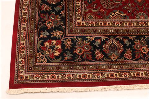 Kashmir Green Square Hand Knotted 120 X 121 Area Rug 250-30504 Image 8