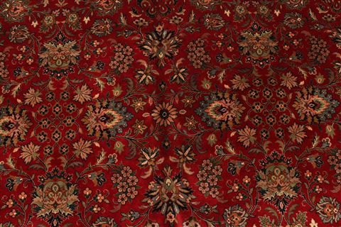 Kashmir Green Square Hand Knotted 120 X 121 Area Rug 250-30504 Image 9