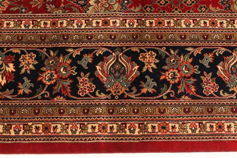 Kashmir Green Square Hand Knotted 120 X 121 Area Rug 250-30504 Image 10
