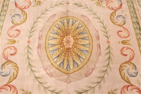 Pishavar Beige Hand Knotted 90 X 120 Area Rug 250-30507 Image 1