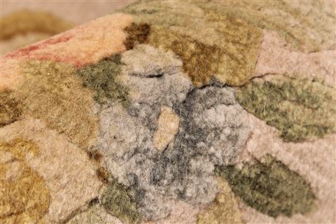 Pishavar Beige Hand Knotted 90 X 120 Area Rug 250-30507 Image 8