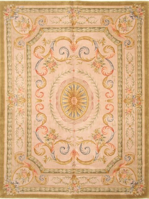 Pishavar Beige Hand Knotted 90 X 120 Area Rug 250-30507 Image 0