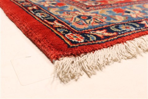 Kashan Blue Hand Knotted 101 X 142 Area Rug 250-30509 Image 3