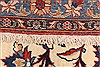 Kashan Blue Hand Knotted 101 X 142 Area Rug 250-30509 Thumb 4