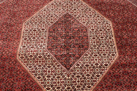 Bidjar Beige Hand Knotted 113 X 128 Area Rug 250-30510 Image 12