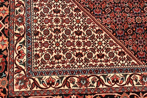 Bidjar Beige Hand Knotted 113 X 128 Area Rug 250-30510 Image 2
