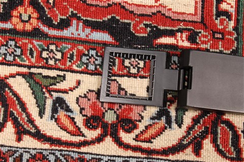 Bidjar Beige Hand Knotted 113 X 128 Area Rug 250-30510 Image 5