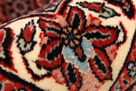 Bidjar Beige Hand Knotted 113 X 128 Area Rug 250-30510 Image 8