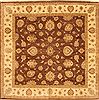 Ghazni Beige Square Hand Knotted 120 X 120  Area Rug 250-30512 Thumb 0