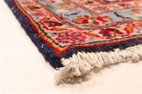 Kashan Red Hand Knotted 80 X 113 Area Rug 255-30514 Image 3