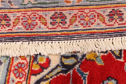 Kashan Red Hand Knotted 80 X 113 Area Rug 255-30514 Image 4