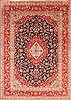 Kashan Red Hand Knotted 80 X 113  Area Rug 255-30514 Thumb 0