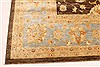 Pishavar Brown Hand Knotted 130 X 165 Area Rug 250-30518 Thumb 11