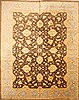 Pishavar Brown Hand Knotted 130 X 165 Area Rug 250-30518 Thumb 0