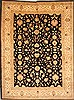 Pishavar Black Hand Knotted 133 X 178 Area Rug 250-30521 Thumb 0