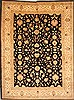 Pishavar Black Hand Knotted 133 X 178  Area Rug 250-30521 Thumb 0