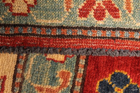 Kazak Beige Hand Knotted 144 X 1710 Area Rug 250-30522 Image 11