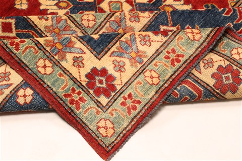 Kazak Beige Hand Knotted 144 X 1710 Area Rug 250-30522 Image 1