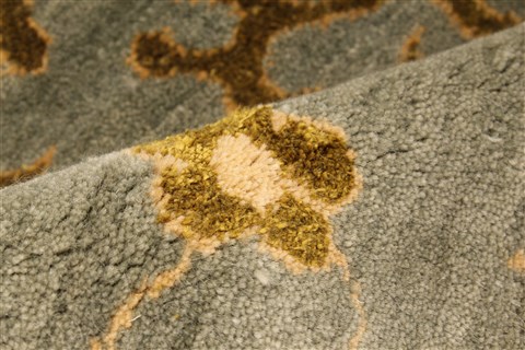 Chobi Green Hand Knotted 139 X 171 Area Rug 250-30523 Image 12