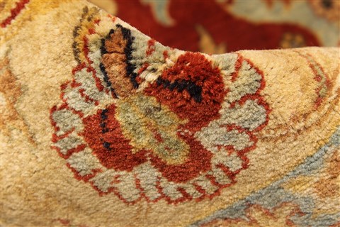 Haji Jalili Beige Hand Knotted 130 X 203 Area Rug 250-30524 Image 1