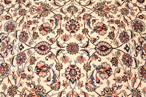 Mashad Blue Hand Knotted 133 X 199 Area Rug 250-30526 Image 10
