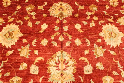 Pishavar Red Hand Knotted 136 X 172 Area Rug 250-30527 Image 14