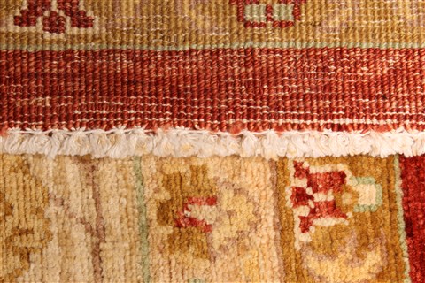 Pishavar Red Hand Knotted 136 X 172 Area Rug 250-30527 Image 4