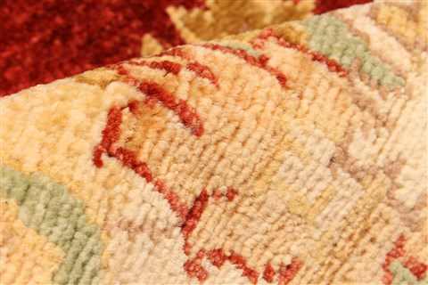 Pishavar Red Hand Knotted 136 X 172 Area Rug 250-30527 Image 9