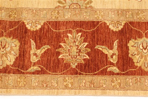 Ziegler Beige Hand Knotted 100 X 1510 Area Rug 250-30528 Image 2