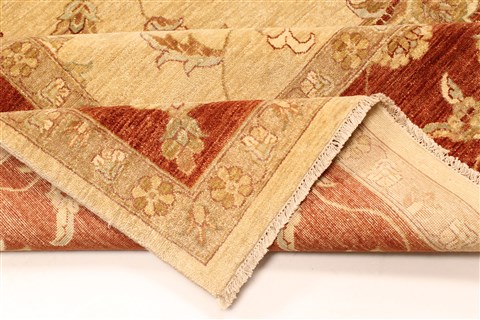 Ziegler Beige Hand Knotted 100 X 1510 Area Rug 250-30528 Image 7
