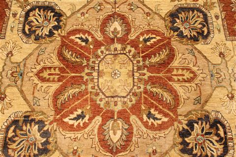 Serapi Orange Hand Knotted 100 X 160 Area Rug 250-30529 Image 11