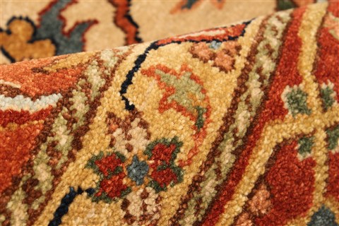 Serapi Beige Hand Knotted 711 X 1510 Area Rug 250-30530 Image 9