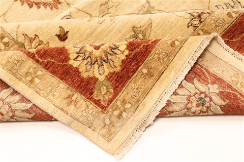 Ziegler Beige Hand Knotted 911 X 163  Area Rug 250-30532 Image 7