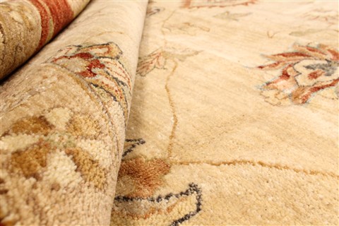 Ziegler Beige Hand Knotted 911 X 163  Area Rug 250-30532 Image 8