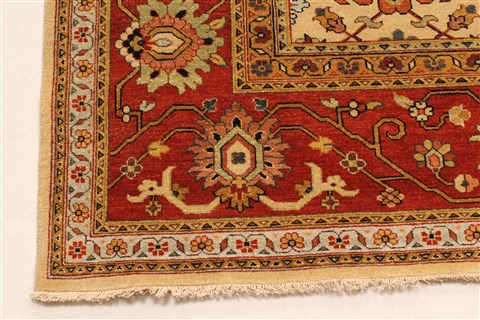 Serapi Beige Hand Knotted 911 X 206 Area Rug 250-30533 Image 10