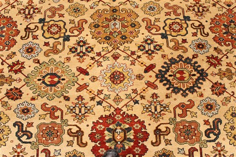 Serapi Beige Hand Knotted 911 X 206 Area Rug 250-30533 Image 11