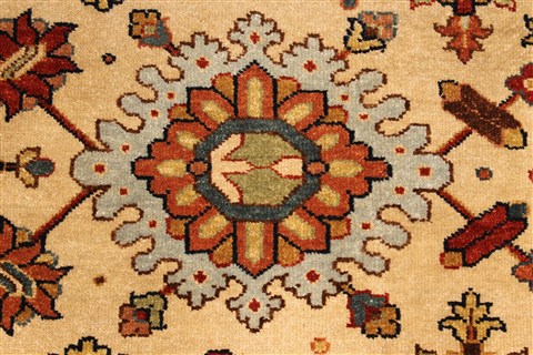 Serapi Beige Hand Knotted 911 X 206 Area Rug 250-30533 Image 1