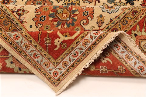 Serapi Beige Hand Knotted 911 X 206 Area Rug 250-30533 Image 5