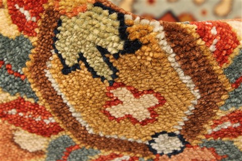 Serapi Beige Hand Knotted 911 X 206 Area Rug 250-30533 Image 7