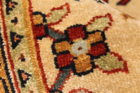 Serapi Beige Hand Knotted 911 X 206 Area Rug 250-30533 Image 9