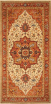 Serapi Beige Hand Knotted 9'10" X 19'11"  Area Rug 250-30534