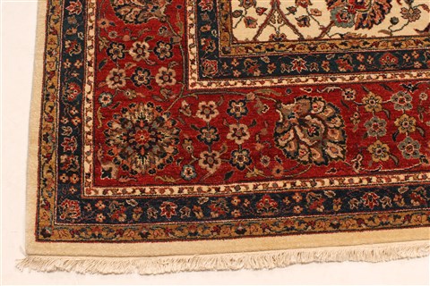 Kashan Beige Hand Knotted 100 X 182 Area Rug 250-30536 Image 12