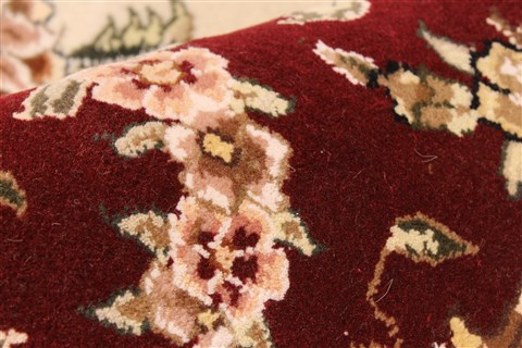Tabriz Beige Hand Knotted 120 X 150 Area Rug 250-30537 Image 12
