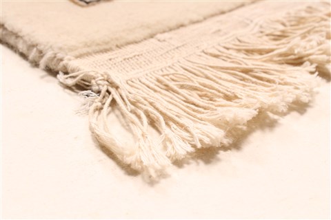 Tabriz Beige Hand Knotted 120 X 150 Area Rug 250-30537 Image 4