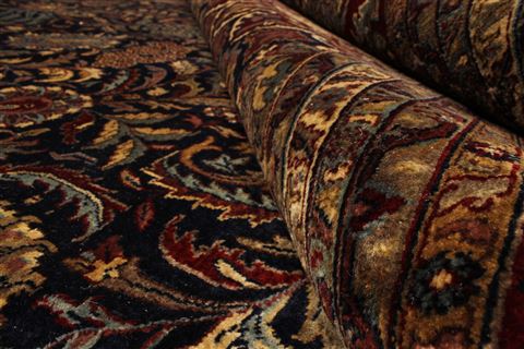 Kashan Green Hand Knotted 116 X 178 Area Rug 250-30544 Image 10