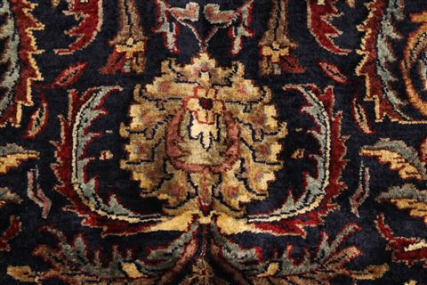 Kashan Green Hand Knotted 116 X 178 Area Rug 250-30544 Image 4