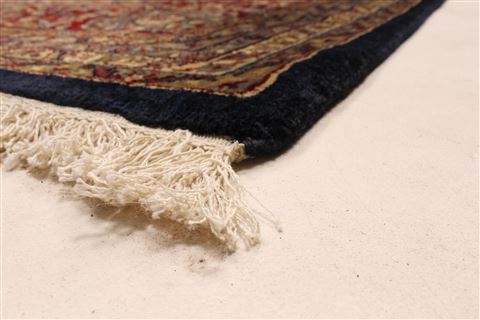Kashan Green Hand Knotted 116 X 178 Area Rug 250-30544 Image 6