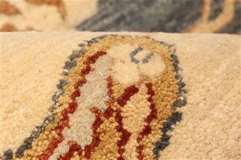 Ziegler Beige Hand Knotted 1110 X 183 Area Rug 250-30545 Image 9